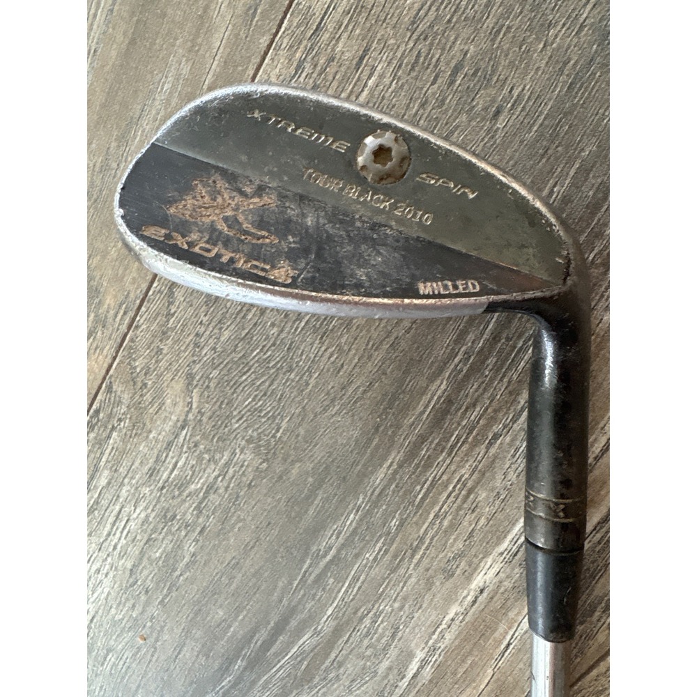 Tour Edge Exotics Xtreme Spin Tour Black  Milled Wedge True Temper Steel 35.5"